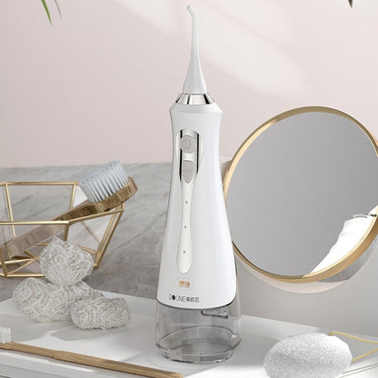 Portable Cordless Water Flosser with 3 Modes and Multiple Jets, USB Rechargeable Design and 230ML Water Tank, for Travel and Home
