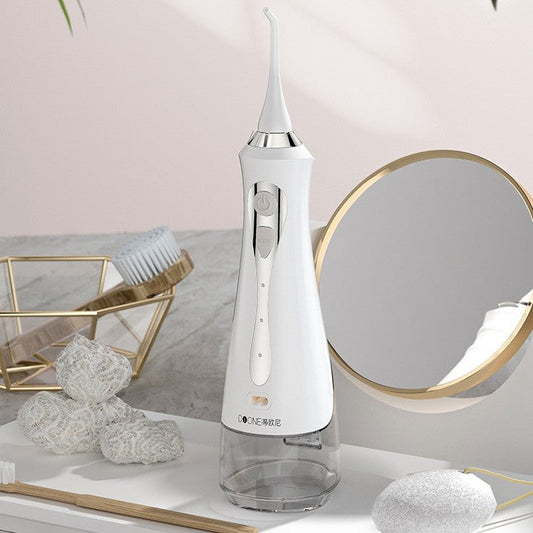 Portable Cordless Water Flosser with 3 Modes and Multiple Jets, USB Rechargeable Design and 230ML Water Tank, for Travel and Home