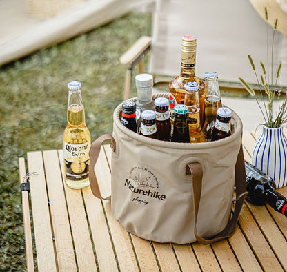 Portable Collapsible Bucket, for Camping, Hiking, Fishing & Travelling