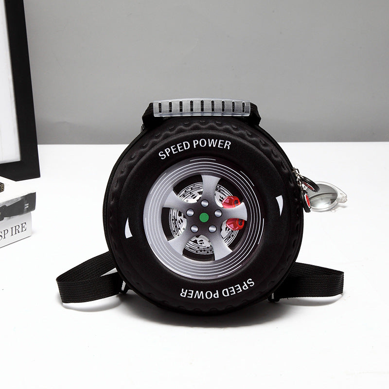 Cool 3D Racing Car Tire Backpack, for Preschool & Kindergarten, Boys & Girls