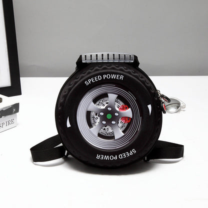 Cool 3D Racing Car Tire Backpack, for Preschool & Kindergarten, Boys & Girls