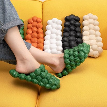 Cute & Comfortable Bubble Slippers, with Ultra-soft Sole, Breathable Design & Curved Toe, for Indoor & Outdoor (1 Pair)