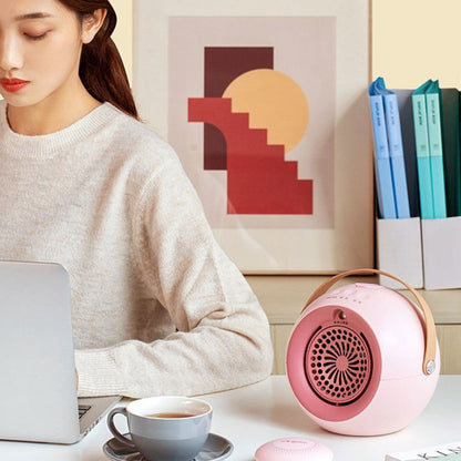 Portable Desktop 3-in-1 Heater, Hand Warmer & Humidifier, with Adjustable Wind, Fine Spray & Multiple Safety Protection, for Home & Office