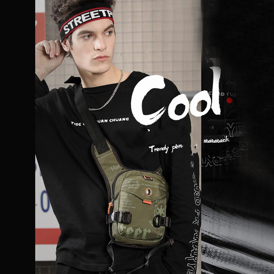 2-in-1 Outdoor Sling/Waist Bag, for Camping, Hiking, Cycling & More