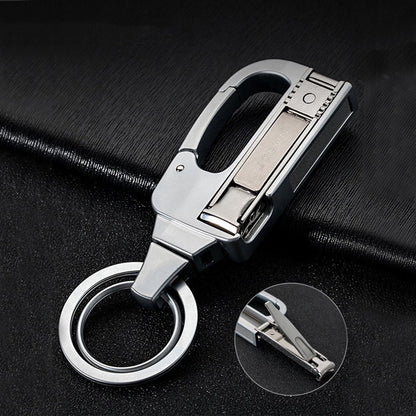 2-in-1 Useful & Durable Keychain with Built-in Nail Clipper