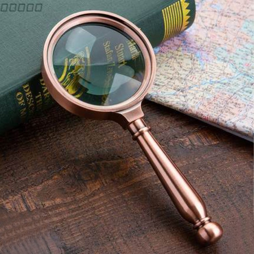 10X Magnifying Glass, Ideal for Reading Small Prints, Map, Newspaper, Magazine, and More