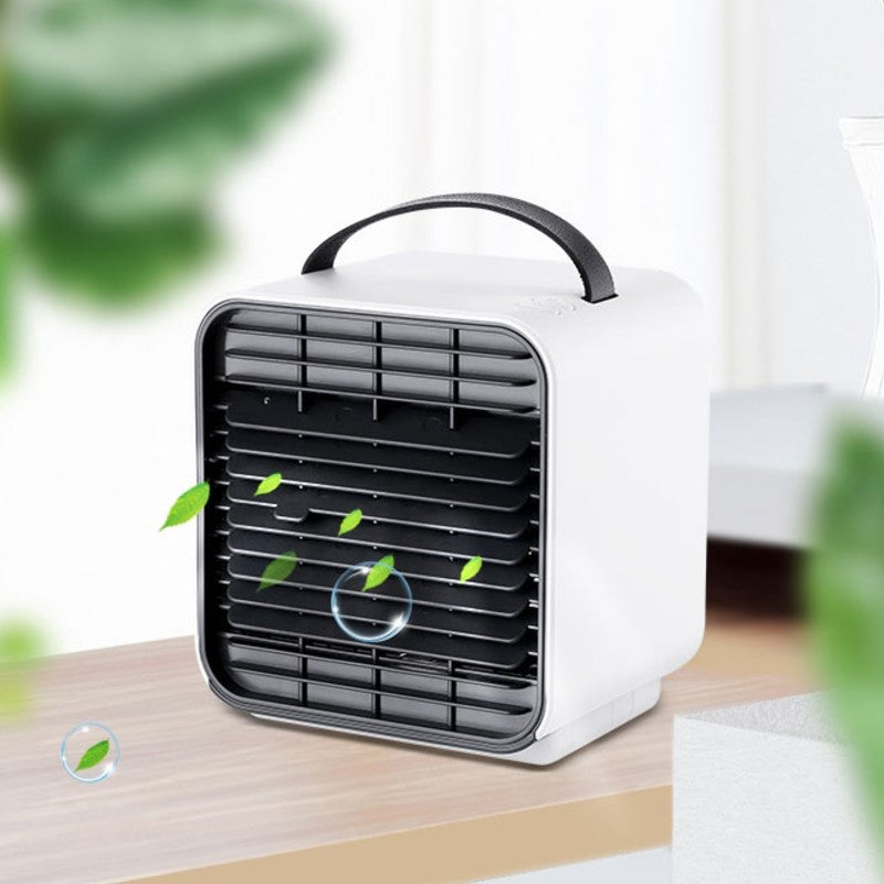 Portable Negative Ion Air Conditioner Fan, with Mild Wind, Clean Air & Humidifier, for Home & Office
