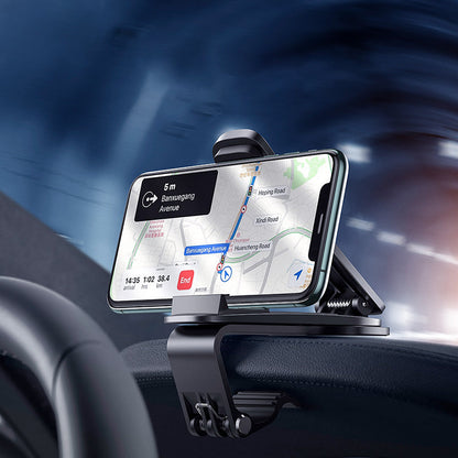 Dashboard Car Phone Holder, with Adjustable Clip & 360-Degree Rotating Design, Suitable for 4.7" ~ 6.5" Smartphones