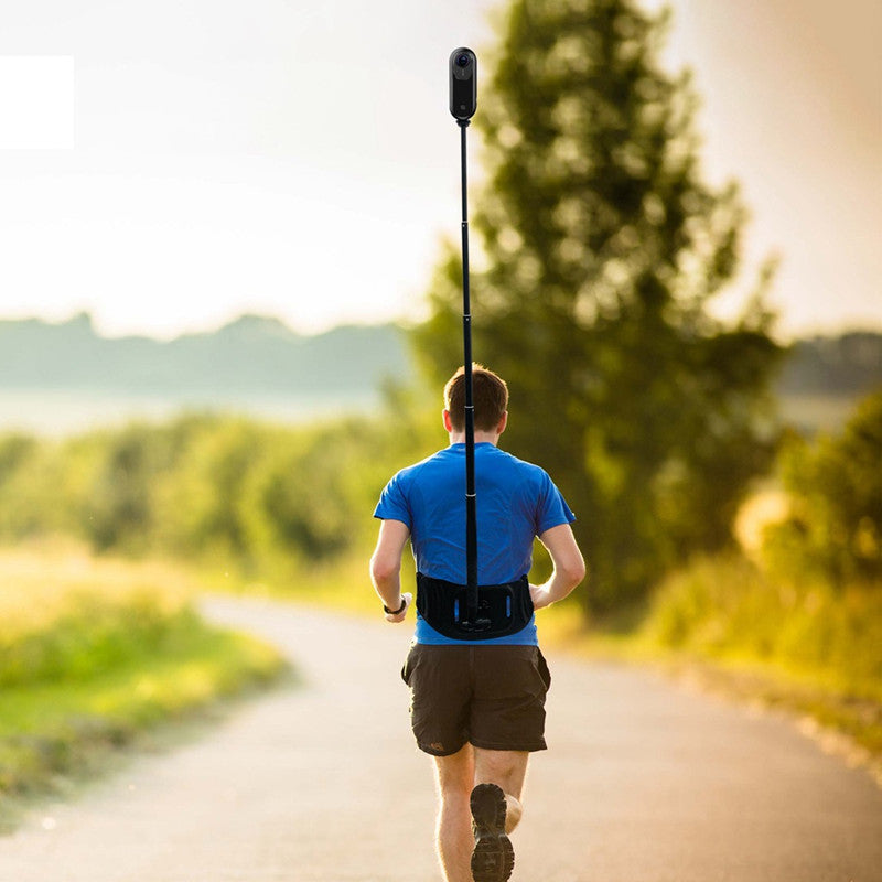 Adjustable Camera Holder Waist Strap, with Invisible Selfie Stick, for ONE X2, ONE R, GO 2 & More