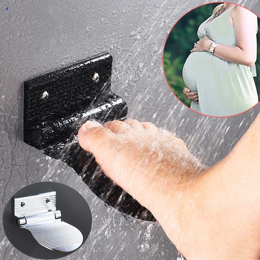 Non-slip Bathroom Shower Footrest Pedal, for Shaving Legs (1-Pack)