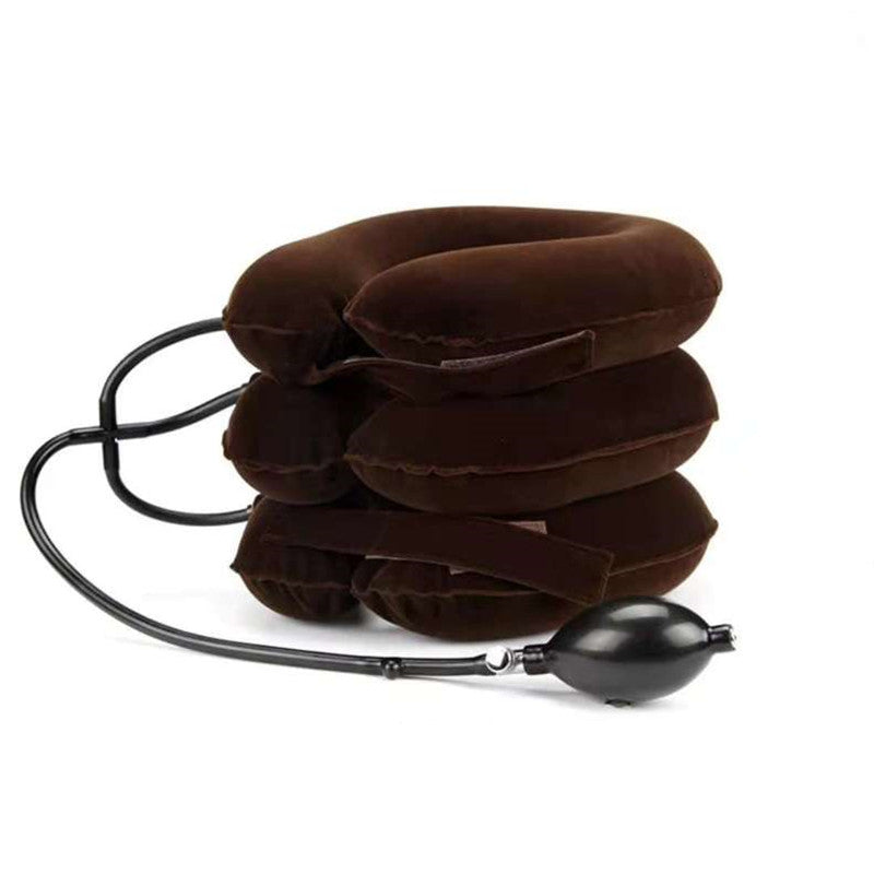 Inflatable Portable Travel Neck Pillow, with 360¬∞ Head and Chin Support, for Travel, Nap & More