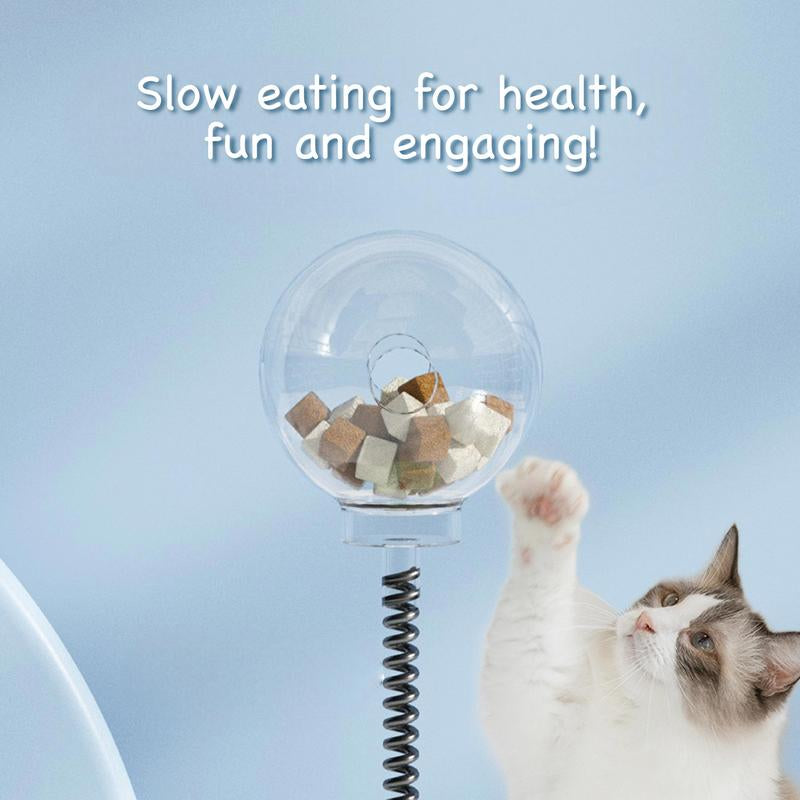 Cat Treat Dispenser - Interactive Puzzle Toy for Cats & Dogs, Includes Ball Toy, Cat Puzzle Toy for Indoor Cats, Cat Treat Puzzle, Cat Toys