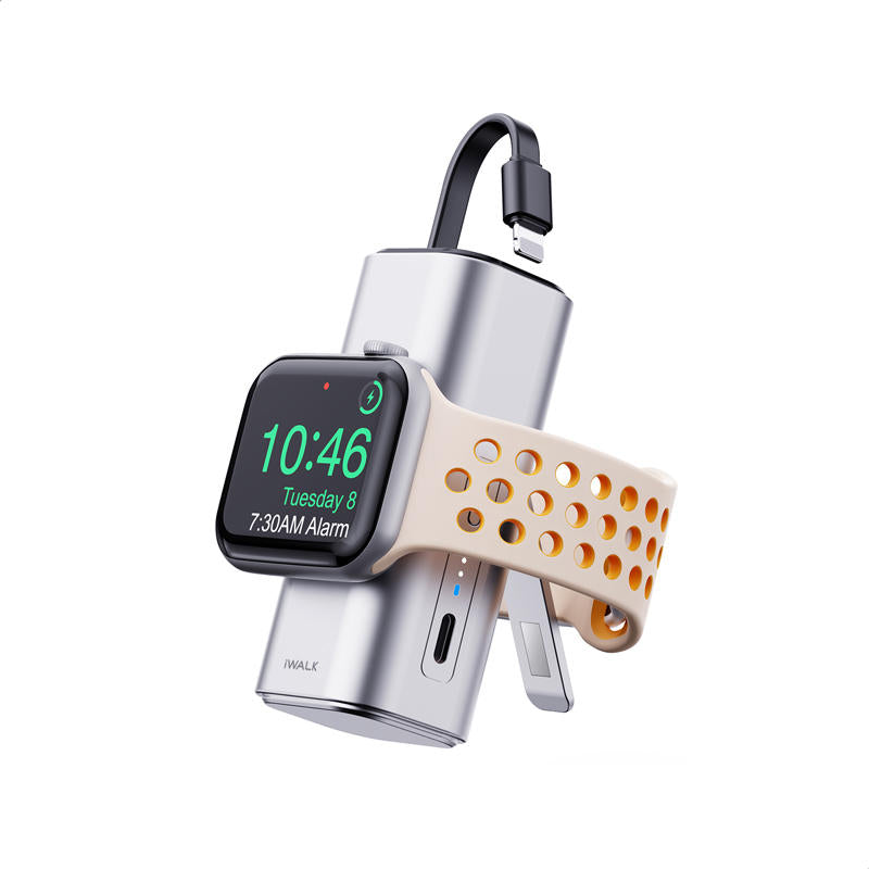 2-in-1 Mini Portable Magnetic Wireless Fast Charging Power Bank (5000mAh)