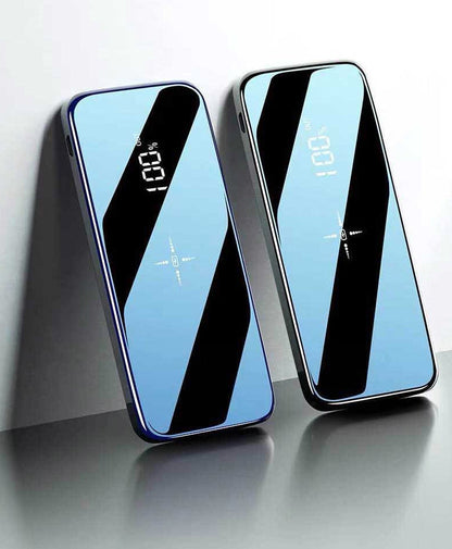 Portable Wireless Ultra-thin 10000mAh Power Bank With Digital LCD Display Full Screen, Charge Three Phones Simultaneously