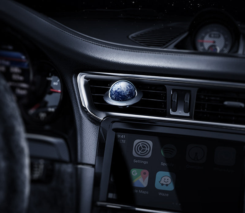 Cool & Rotatable Car Air Freshener, with Magnetic Suction Lid, Simple Installation, Fast Diffusion and Stable Fixing