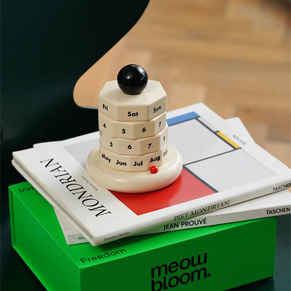 Wooden Creative Perpetual Calendar