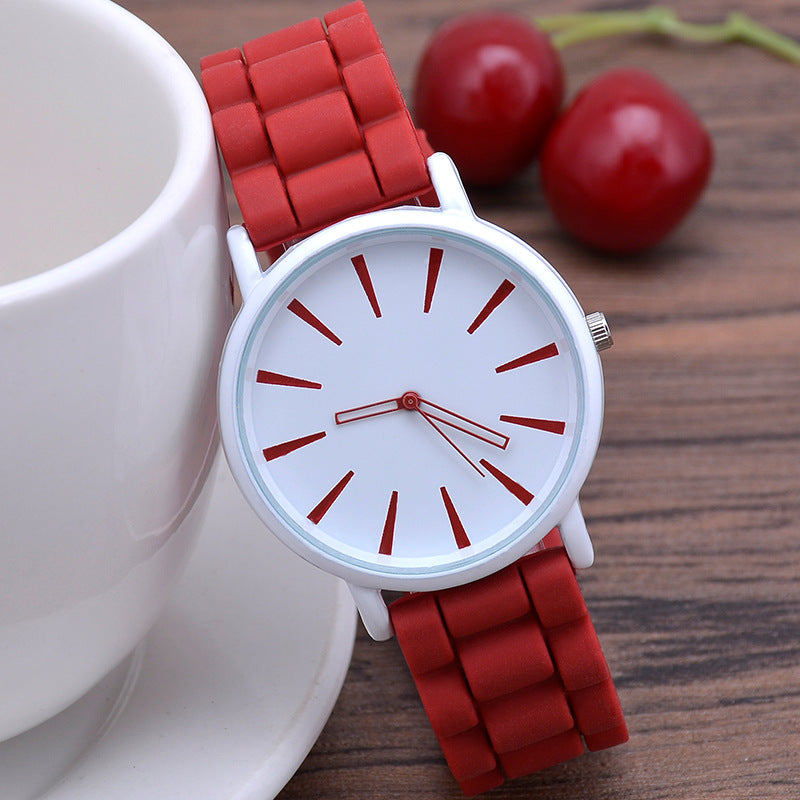 Classic Ultra-thin Silicone Ladies Watch