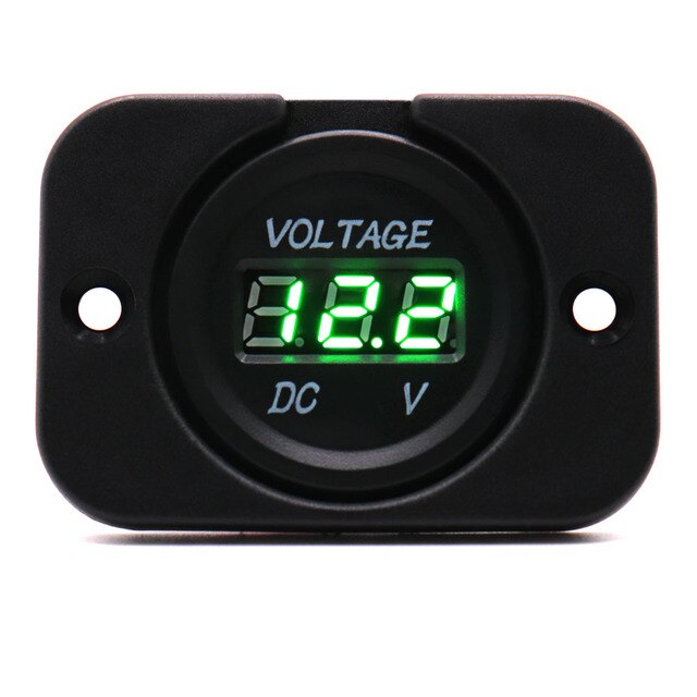 Display Voltmeter Voltage Meter Gauge Motorcycle