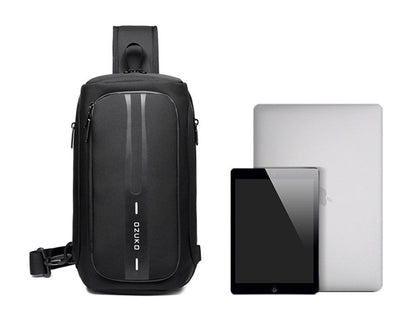 Multifunctional Men's Sports Waterproof Sling Bag