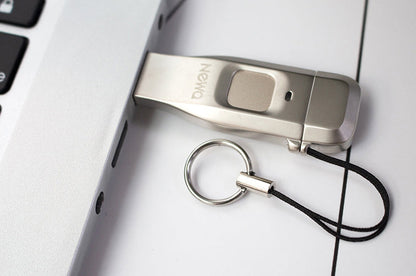 USB3.0 Fingerprint Encryption USB Flash Disk with APP Management System, for Business / Personal Data Security