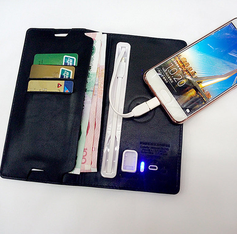 3-In-1 Incredibly Convenient Wallet Power Bank For Android & all Phone Types