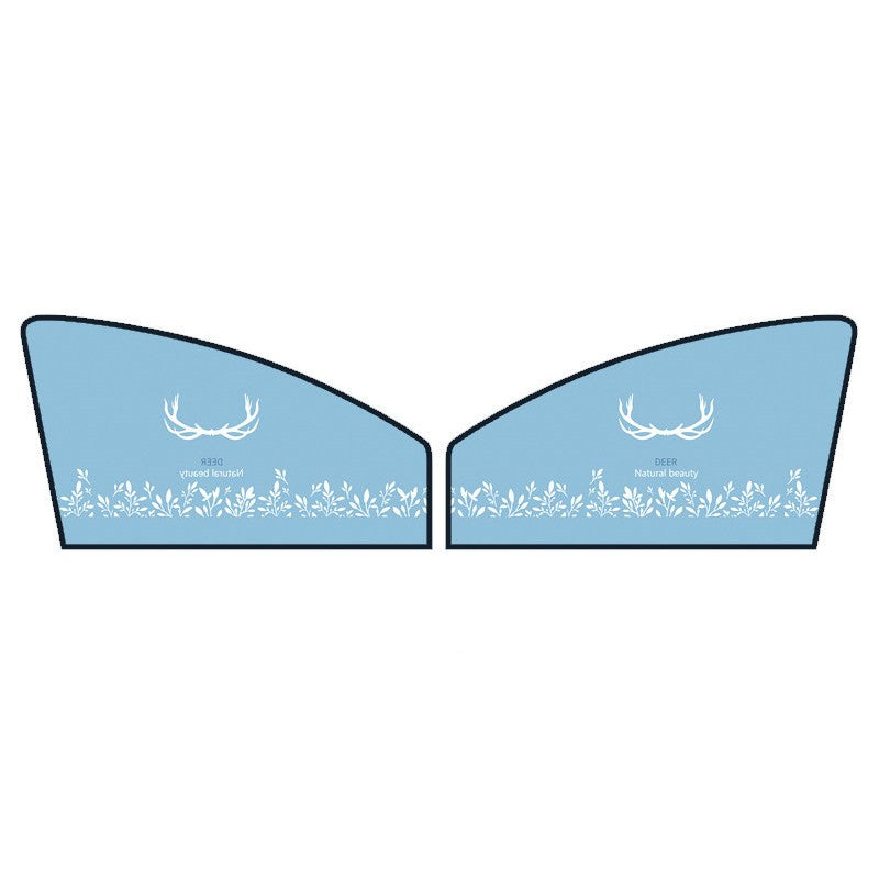 2-Piece Universal Car Side Window Sun Shades with UPF40, for Sedan, SUV, Truck