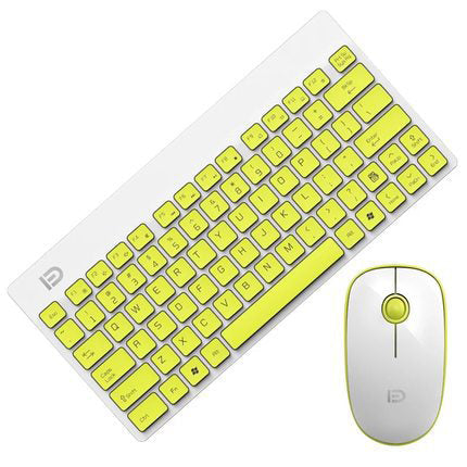 2.4GHz Ultrathin Portable Wireless Keyboard and Mouse Combo With Multimedia Shortcuts, Long Battery Life & Ergonomic Design