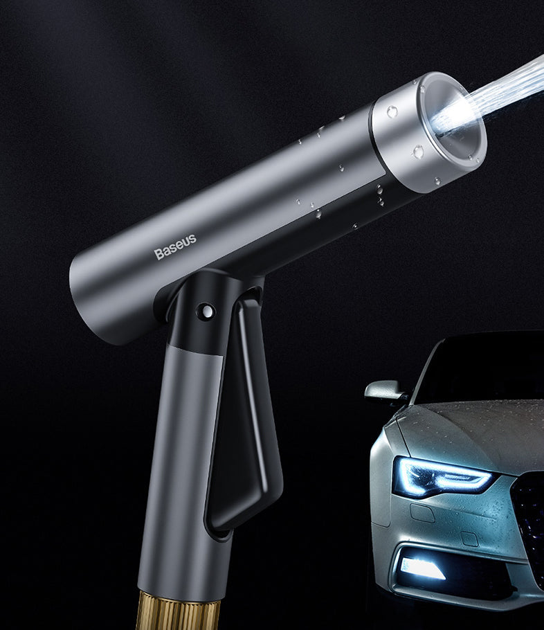 Household High-Pressure Car Wash Water Gun With Water Pipe Hose & Airbrush Head