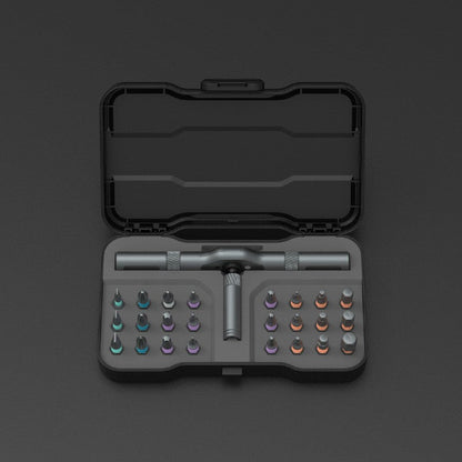 24-in-1 Multi-function Ratchet Screwdriver Set, with Alloy Bits & Magnetic Adsorption, for Professional Use, Home, Work, DIY & More