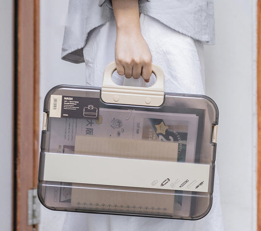 Large Capacity Waterproof Transparent File Box