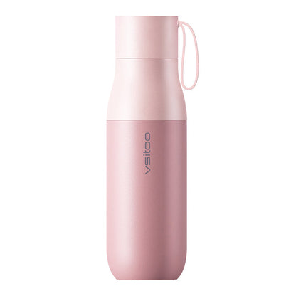 450ml Smart Water Bottle, with 24-hour Insulation, Temperature Display, Water Quality Detection and Magnetic Charging, for Home, Office, Sports & Travel