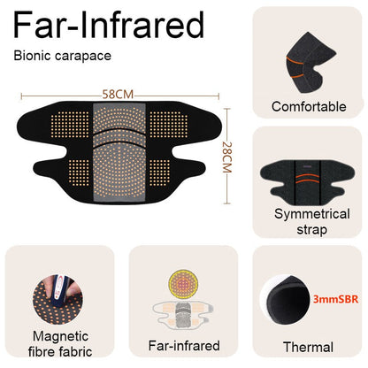 Far Infrared Thermal Knee Warmer, with Super Warm Fabric & Bionic Carapace Design, for Winter, Travel & Outdoors
