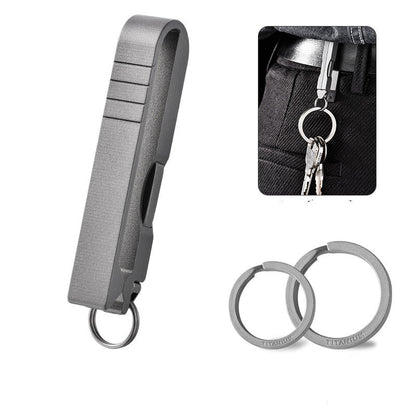 Titanium Alloy EDC Car Keychain