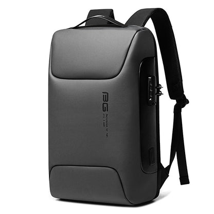 Large Capacity Waterproof Backpack, with 15.6'' Laptop Storage, Anti-theft Lock, USB Charging Port and Breathable Fabric, for Work, Travel and More