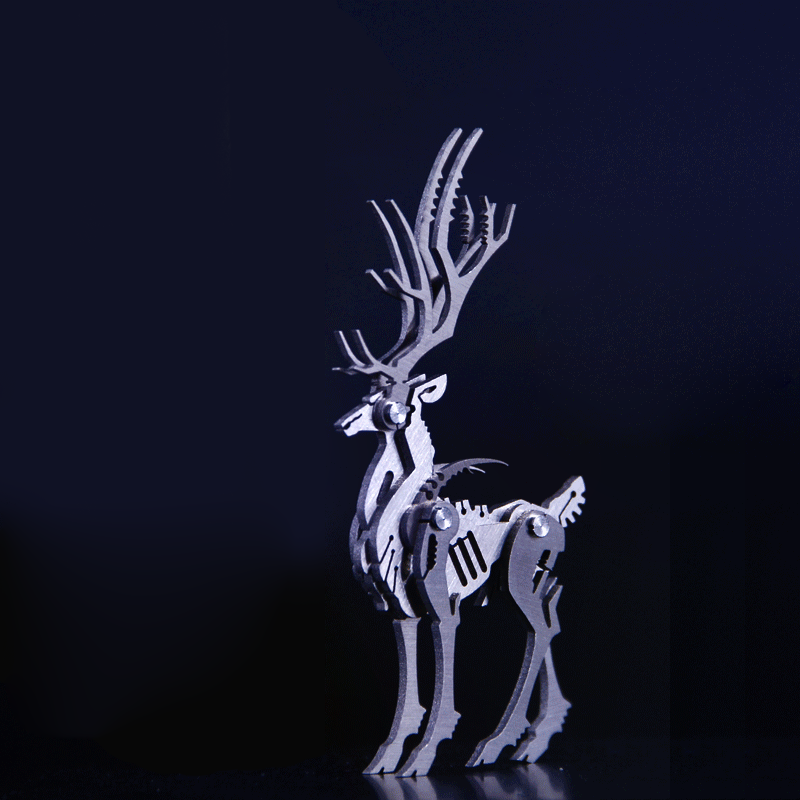 DIY Stainless Steel 3D Building Blocks, Best Gift for Christmas, Birthday and Holidays