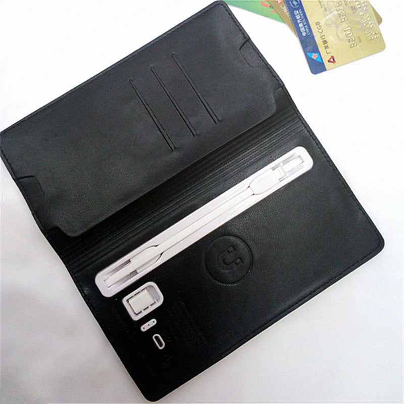 3-In-1 Incredibly Convenient Wallet Power Bank For Android & all Phone Types