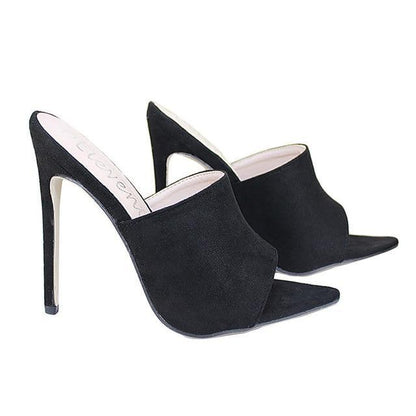 New European Station Sandals Candy Color Luxury Rabbit Fur Slippers