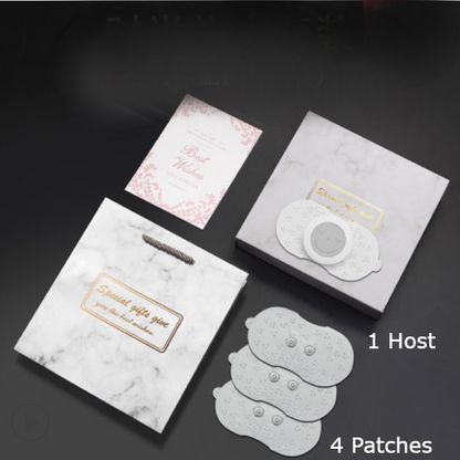 Portable Rechargeable Smart Mini Massager with Pulse Massage, 6 Modes and 10 Intensities for Work, Entertainment, Driving and Travel