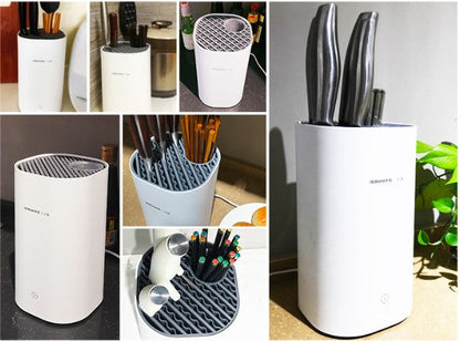 Automatic Intelligent Disinfection Drying Knife Holder with UV Disinfection, High-Temperature Drying, Large Capacity, Washable Module & Energy Saving