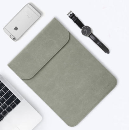 Portable Ultra-thin Laptop Sleeve Cover, with Slim Design, Delicate Fluff and Invisible Magnetic Buckle