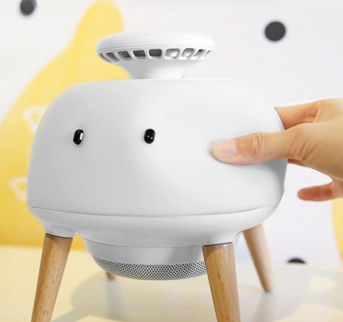 Electronic Indoor Physical Mosquito Killer with 360¬∞ Ring Light, Intelligent Photosensitive System, Desk Lamp Mode and Low Noise, for Home, Kitchen, Bedroom & Office
