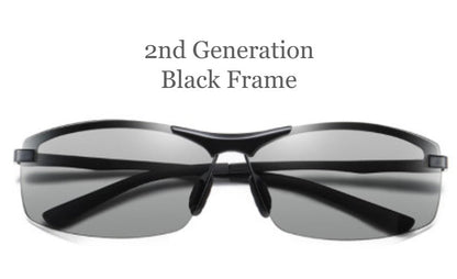 Smart Color-Changing Sunglasses, UV-Resistant Polarized Day and Night Goggles, for Driving, Surfing, Surfing, Skiing, Fishing and More