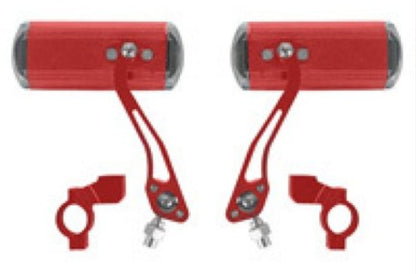 Adjustable & Rotatable Bicycle Rear View Mirror, with aluminum bracket and Tool-free Installation, for Safe Cycling