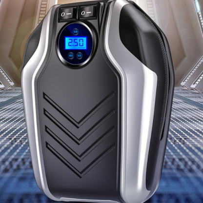 12V Portable Digital Tire Inflator Air Compressor for Car Tires, with LED Light & Pressure Gauge