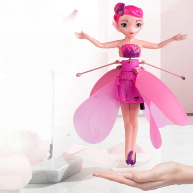 Flying Fairy/Airplane with Infrared Induction Remote Control, Creative Gift for Girls & Boys
