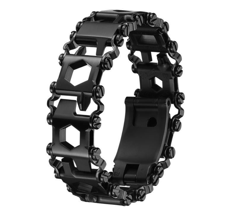 29-in-1 Multifunctional Stainless Steel Watch Strap/Bracelet, with 29 Hidden Practical Tools, for Sailing, Travel, Camping & Hiking