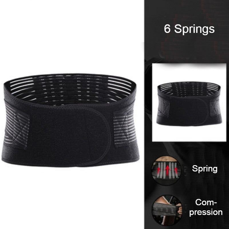 Workout Waist Trimmer, with Steel Bone, Support Springs and Breathable Design, for Training, Exercising, Body Shaping and More