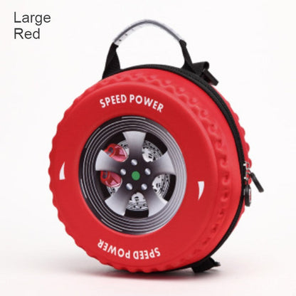 Cool 3D Racing Car Tire Backpack, for Preschool & Kindergarten, Boys & Girls