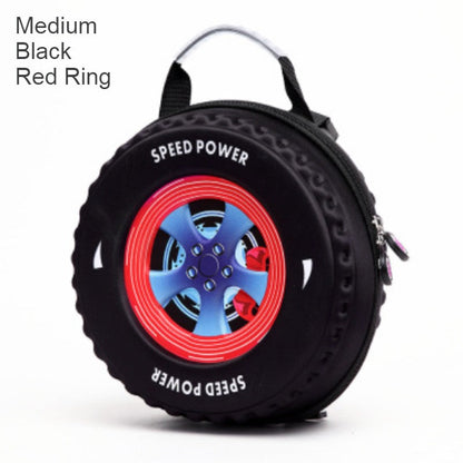 Cool 3D Racing Car Tire Backpack, for Preschool & Kindergarten, Boys & Girls