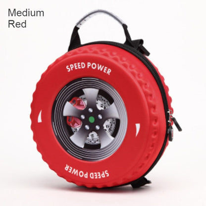 Cool 3D Racing Car Tire Backpack, for Preschool & Kindergarten, Boys & Girls